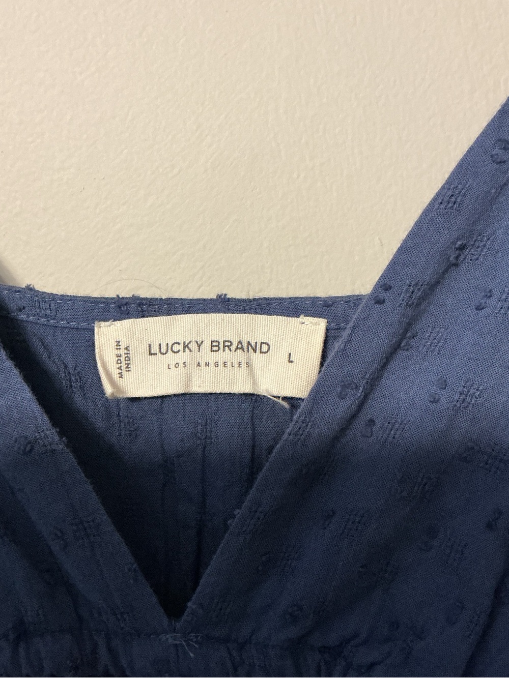 Lucky Brand Dark Blue Tiered Maxi Sundress - Picture 7 of 9